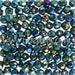 Vente en gros Perles facettes de boheme iris green 4mm (100)