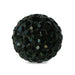 Vente Perle style shamballa ronde deluxe jet 8mm (1)