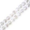 Creez Perles rondes cristal de quartz craquele 4mm sur fil (1)