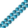 Achat Perles rondes turquoise reconstituee 4mm sur fil (1)