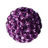 Vente Perle style shamballa ronde deluxe amethyst 10mm (1)