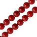 Creez Perles rondes corail bambou rouge 6mm sur fil (1)