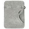 Vente au détail Pochette cadeaux touche velour gris clair (1)