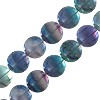 Achat Pierres rondes fluorite arc en ciel 10mm sur fil (1)