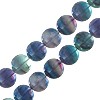 Achat Pierres rondes fluorite arc en ciel 8mm sur fils (1)