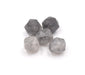 Vente Perles de quartz naturel grise, polygone, facette, 10x9 mm, trou: 1 mm (X3 unités)