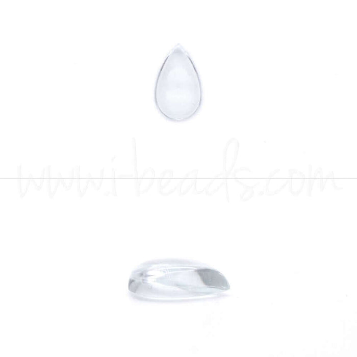 Achat en gros Aigue marine cabochon poire 8x5mm (1)