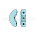 Vente Arcos par Puca 5x10mm opaque blue turquoise (10g)