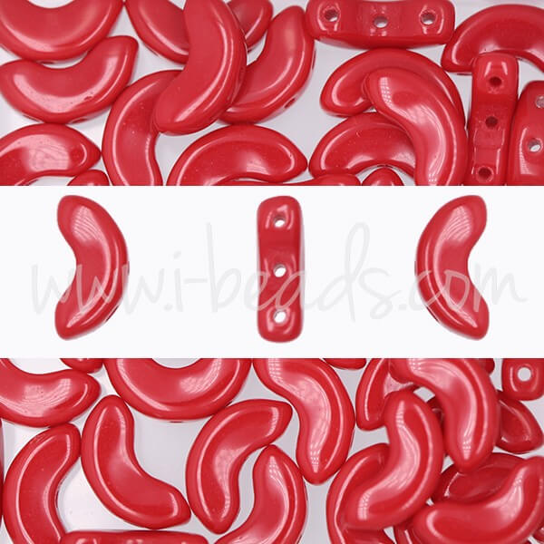 Creez Arcos par Puca 5x10mm opaque coral red (10g)