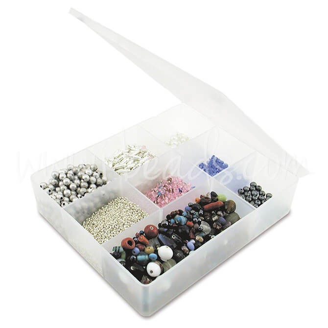 Achat au détail Boite de rangement a perles 8 compartiments Beadalon (1)