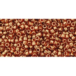 Achat cc329 - perles Toho treasure 11/0 gold lustered african sunset (5g)