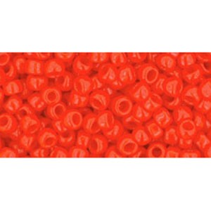 Creez cc50 perles de rocaille Toho 8/0 opaque sunset orange (10g)