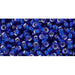 Vente cc28 perles de rocaille Toho 8/0 silver lined cobalt (10g)