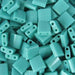 Creez Cc412 perles Miyuki tila opaque turquoise green 5mm (5g)