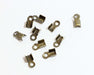 Achat en gros 10 Attaches Embouts cordon bronze 6x3mm