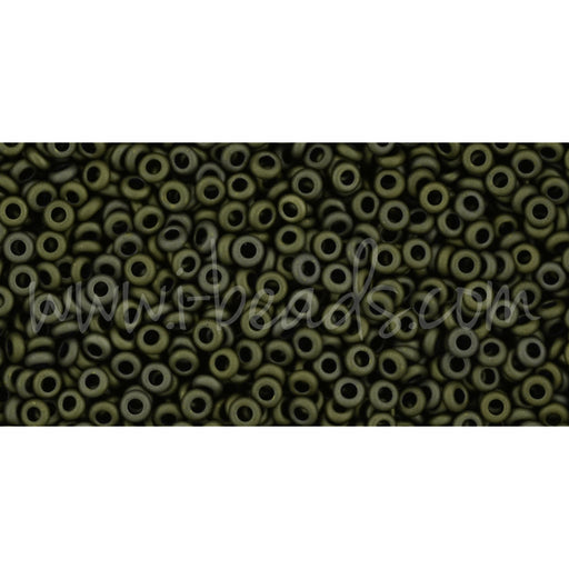 Vente cc617 toho demi round 11/0 matte color dark olive (5g)