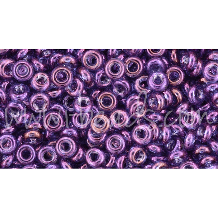 Achat cc205 toho demi round 8/0 gold lustered dark amethyst (5g)