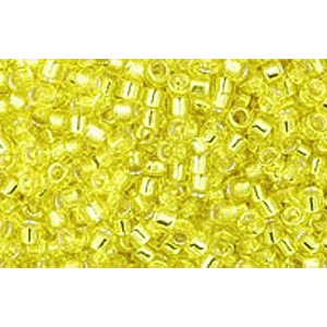 Achat cc32 - perles Toho treasure 11/0 silver lined lemon (5g)