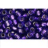 Achat cc2224 - perles de rocaille toho 6/0 silver lined purple (10g)