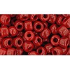 Achat cc45a - perles de rocaille Toho 6/0 opaque cherry (10g)