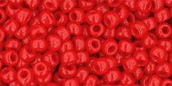 Achat cc45a - perles de rocaille Toho 8/0 opaque cherry (10g)