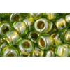 Creez avec cc991 perles de rocaille Toho 3/0 gold lined peridot (10g)