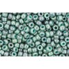 Vente cc1207 perles de rocaille Toho 11/0 marbled opaque turquoise/blue (10g)