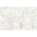 Vente au détail cc161f perles de rocaille Toho 6/0 transparent rainbow frosted crystal (10g)