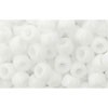 Achat cc41 - perles de rocaille Toho 6/0 opaque white (10g)