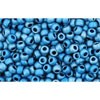 Achat cc511f - perles de rocaille Toho 11/0 higher métallic frosted mediterranean blue (10g)