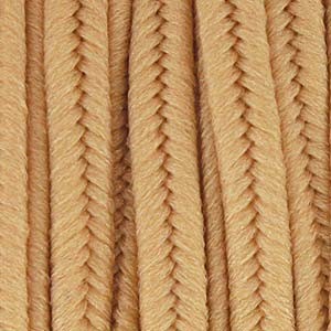 Vente soutache polyester beige profond 3x1.5mm (2m)