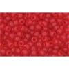 Achat cc5bf - perles de rocaille Toho 11/0 transparent frosted siam ruby (10g)