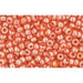 Achat cc129 perles de rocaille Toho 11/0 opaque lustered pumpkin (10g)