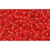 Achat cc25f - perles de rocaille Toho 11/0 silver lined frosted light siam ruby (10g)