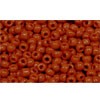 Achat cc46l - perles de rocaille Toho 11/0 opaque terra cotta (10g)