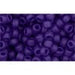 Achat au détail cc8df perles de rocaille Toho 8/0 transparent-frosted cobalt (10g)