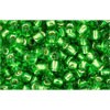 Achat en gros cc27 perles de rocaille Toho 8/0 silver lined peridot (10g)