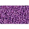 Achat cc928 - perles de rocaille Toho 15/0 rainbow rosaline/purple lined (5g)