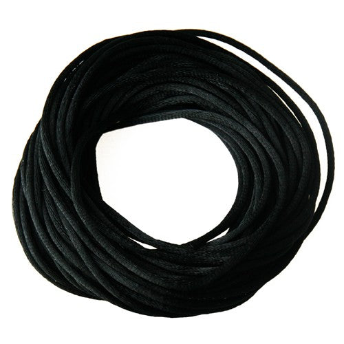 Acheter au détail Cordon satin noir 2mm, 10m (1)