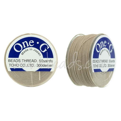 Achat Fil à perler Toho One-G Beige 45m (1)