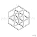 Acheter en gros Lien laser cut argent 925 hexagone 16mm (1)