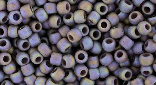 Vente au détail cc2638F perles de rocaille Toho 8/0 semi glazed rainbow Lavender (10g)