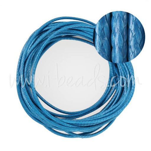 Achat Cordon snake bleu 1mm (5m)