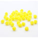 Creez avec pompons ronds jaunes x40 en laine 10mm A coudre comme à coller