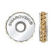 81001 Cristal Becharmed pavé Stopper Crystal golden shadow 12mm (1) - LaMercerieDesCopines