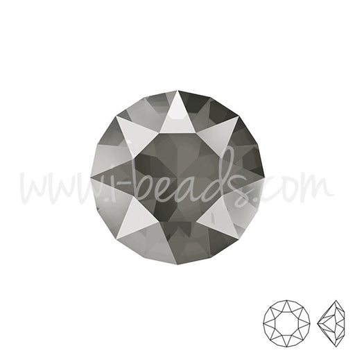 Cristal 1088 xirius chaton crystal dark grey 6mm-SS29 (6) - LaMercerieDesCopines