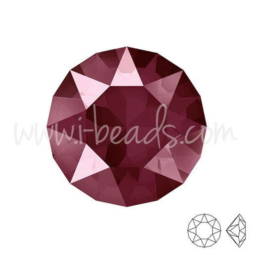 Cristal 1088 xirius chaton crystal dark red 8mm-SS39 (3) - LaMercerieDesCopines