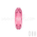 Cristal 4161 long classical oval light rose 15x5mm (1) - LaMercerieDesCopines