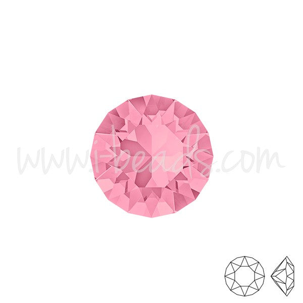 Cristal Cristal 1088 xirius chaton light rose 4mm-pp31 (10) - LaMercerieDesCopines