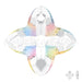 Pendentif Cristal 6868 cross tribe crystal AB Z 24mm (1) - LaMercerieDesCopines